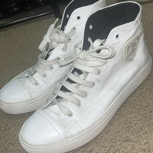 Saint Laurent Bedford distressed high tops